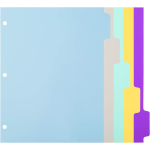 Amazon Basic Index 5 Strings Plastic Binder Dividers Writable Multicolor Tabs 1 Set - Image 6