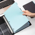 Amazon Basic Index 5 Strings Plastic Binder Dividers Writable Multicolor Tabs 1 Set - Image 3