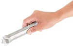 Stainless Steel Set of 2 Ice Tongs 6 Inches long with good points on both side to hold ice cube firmly