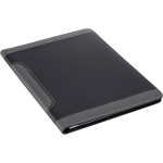 Amazon Basics Professional Padfolio with Interior Organizer and Refillable Notepad, Grey