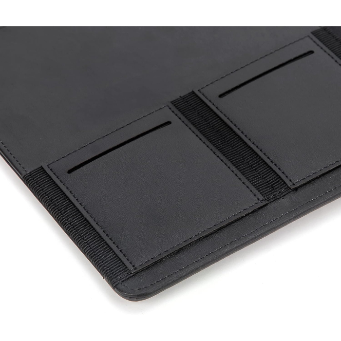 Amazon Basics Professional Padfolio with Interior Organizer and Refillable Notepad, Grey - Image 4