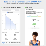 Smart Digital Scale for Body Weight and Fat, Rechargeable Bathroom Weight Scale with 13 Body Composition Metrics BMI - Image 4