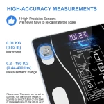 Smart Digital Scale for Body Weight and Fat, Rechargeable Bathroom Weight Scale with 13 Body Composition Metrics BMI - Image 7