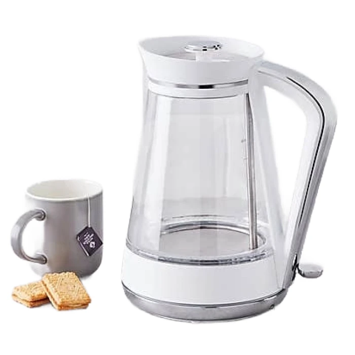 HERITAGE 1.7LT GLASS ELECTRIC KETTLE WHITE - Image 3