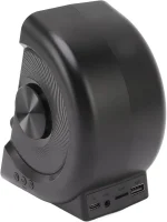 PerGar 3 in 1 Alarm Clock Radio, Digital Alarm Clock with Bluetooth Speaker, ABS Alarm Clock with Wireless Charging for Bedside,FM Radio Bluetooth Speaker with Mobile Phone Holder for Bedroom,(Black) - Image 7