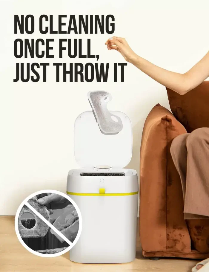 LiTHELi Cordless Vacuum Mop Cleaner, 2-in-1 Hard Floor Stick Vacuum, Wet Dry Mop, 2 Disposable Dust Boxes, 14 Disposable Pads & 1 Washable Pad, 2 Swappable 4000mAh Batteries - Image 4