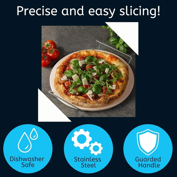 Chef Aid Pizza Cutter, Silver - Image 5