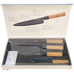Japanese Knives ナイフ set for kitchen Thermomix brand 4 pieces in diferent sizes