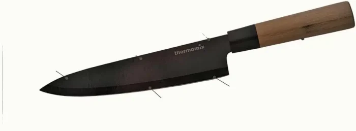 Japanese Knives ナイフ set for kitchen Thermomix brand 4 pieces in diferent sizes - Image 3