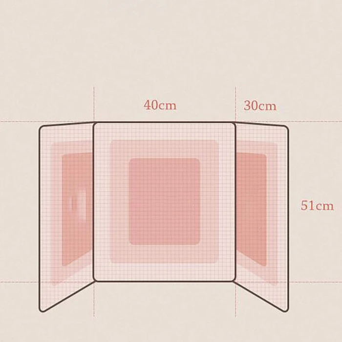 Three District Heating Leg Heater, Foldable Keep Legs Warm, Do You at Home at Your Desk Or in The Bedroom And Switch,1 - Image 4