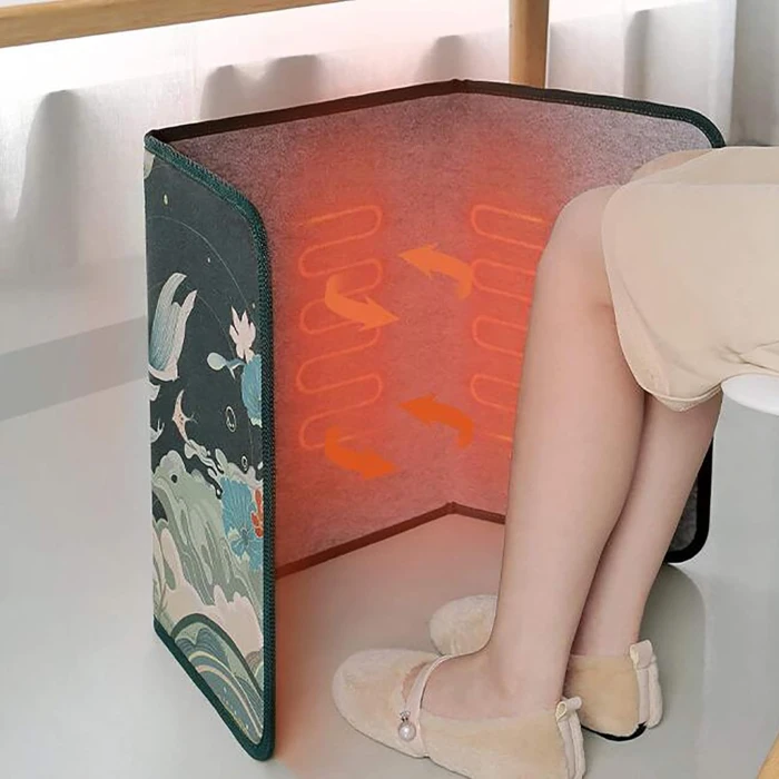 Three District Heating Leg Heater, Foldable Keep Legs Warm, Do You at Home at Your Desk Or in The Bedroom And Switch,1 - Image 5