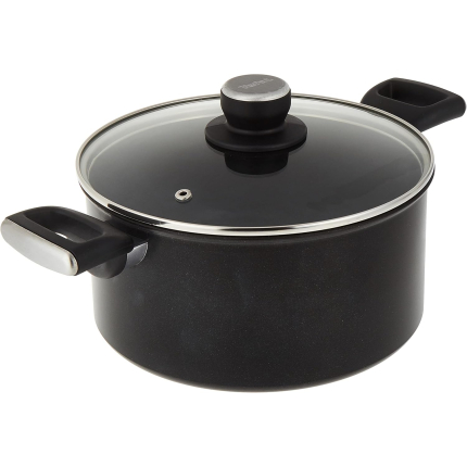 TEFAL Cooking Pot | UNLIMITED Stew Pot 24 cm with Lid | easy cleaning non stick coating thermo signal™ healthy safe induction | Made in France | 2 Years...