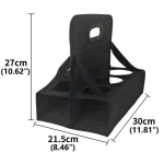 Reusable Drink Carrier Insulated Cup Holder Foldable Coffee Takeaway Bag