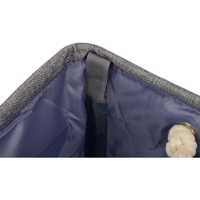 Amazon Basics Foldable Fabric Rectangle Laundry Hamper With Detachable Brackets, Jade Green, 40.6 cm x 33 cm x 43.6 cm - Image 5