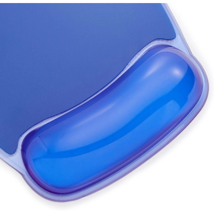 Amazon Basics Rectangular Mouse Pad with Gel Crystal Wrist Rest, Blue, 27.4 cm x 21.6 cm x 3 cm - Image 5