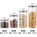 Storage Tank, Sealed Container, Glass Sealed Storage Bottle, Glass Sealed Bottle, Coffee Beans, Storage Container, Vacuum, Coffee, Tea, Sugar, Nori, Storage Container, Glass Canister, Airtight, Food - Image 7