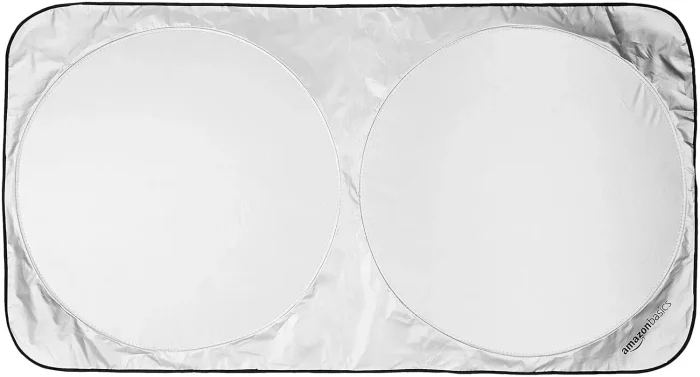 Amazon Basics Plastic Car Windshield Sun Shade| Large - Image 6
