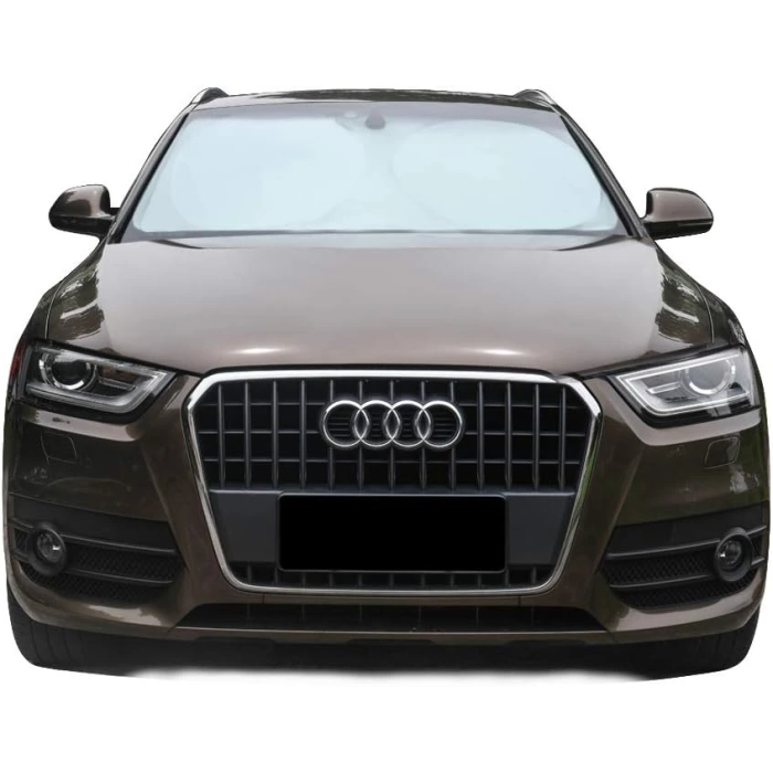 Amazon Basics UV Reflecting Foldable Front Windshield Sun Shade - 150 cm x 69 cm, 0.1-MM Thickness - Image 4