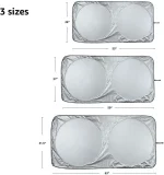 Amazon Basics UV Reflecting Foldable Front Windshield Sun Shade - 150 cm x 69 cm, 0.1-MM Thickness - Image 6