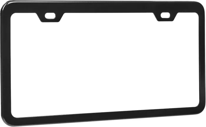 Amazon Basics 12.5" x 6.4" Black Matt Aluminium 2 Hole License Plate Frame - Image 8