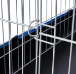 Amazon Basics Canvas Bottom Habitat Pet Cage - 47 x 14 x 24 Inches, Blue - Image 6