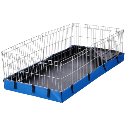 Amazon Basics Canvas Bottom Habitat Pet Cage - 47 x 14 x 24 Inches, Blue