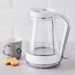 HERITAGE 1.7LT GLASS ELECTRIC KETTLE WHITE - Image 2