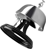 Amazon Basics Metal Call Bell, 8 cm x 8 cm x 5.5 cm - Image 2