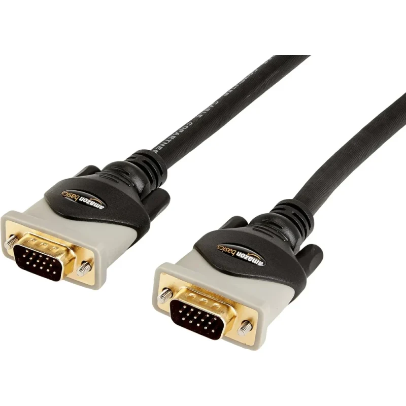 Amazon Basics VGA to VGA Cable, 10 Feet, 3 Meters, Black