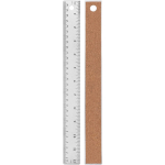 Amazon Basics 12-Inch Stainless Steel Ruler with Non-Slip Cork Base, 4-Pack, Chrome - Image 7