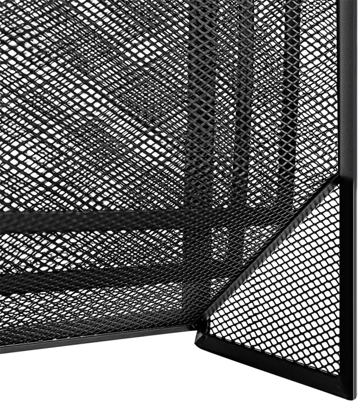 Amazonbasics 3 - Tier File Organizer, Black Mesh - Image 4