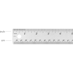 Amazon Basics 12-Inch Stainless Steel Ruler with Non-Slip Cork Base, 4-Pack, Chrome - Image 6