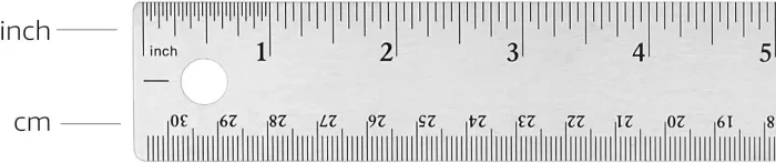 Amazon Basics 12-Inch Stainless Steel Ruler with Non-Slip Cork Base, 4-Pack, Chrome - Image 6