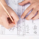 Amazon Basics 12-Inch Plastic Ruler with Finger Grip, 4-Pack, Clear - Image 3