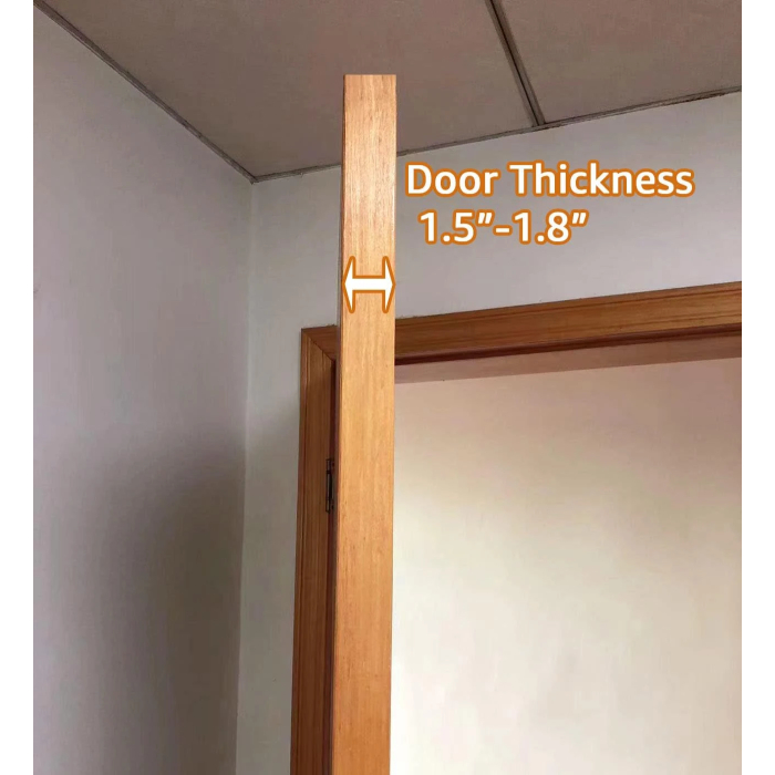 Amazon Basics 24 Medium Pocket Over-the-Door Hanging Shoe Organizer, Light Grey - Image 4