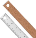 Amazon Basics 12-Inch Stainless Steel Ruler with Non-Slip Cork Base, 4-Pack, Chrome - Image 5