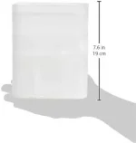 Amazon Basics Stackable Desk Drawer Organization Set, Frosted - 4 Pack - Image 3