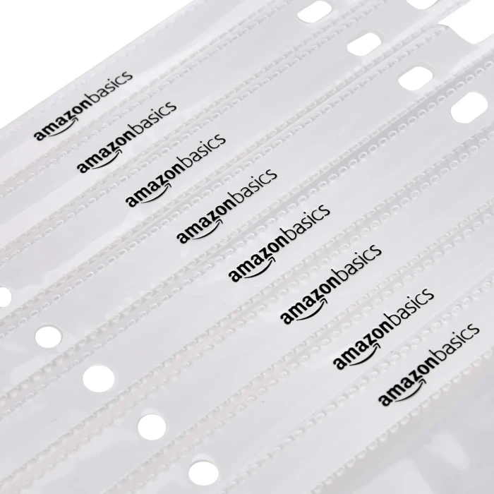 Amazon Basics Heavy Duty Sheet Protectors for Page Storage, Clear, 100 Pack - Image 5