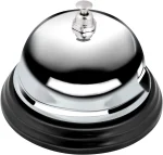 Amazon Basics Metal Call Bell, 8 cm x 8 cm x 5.5 cm