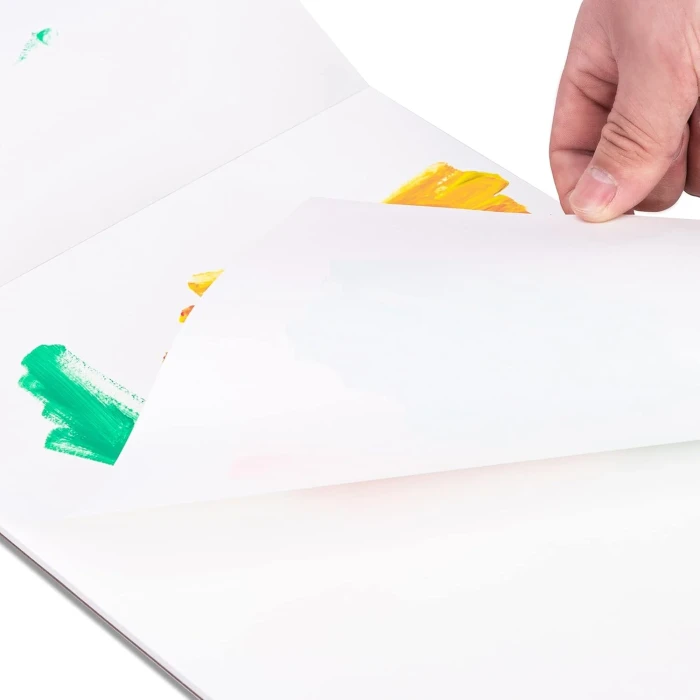 Amazon Basics Palette Pad, 9"x12" Tape Bound, 40 Sheets, 3 Pack - Image 3