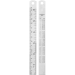 Amazon Basics 6-Inch Stainless Steel Ruler, 4-Pack, Chrome - Image 3