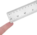 Amazon Basics 12-Inch Stainless Steel Ruler with Non-Slip Cork Base, 4-Pack, Chrome - Image 4