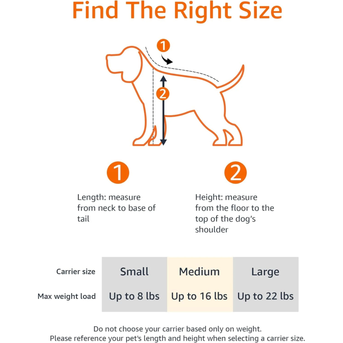 Amazon Basics Soft-Sided Mesh Pet Travel Carrier for Dog, Cat, up to 16 pounds, 16.5" L x 10.6" W x 11" H, Black - Image 6