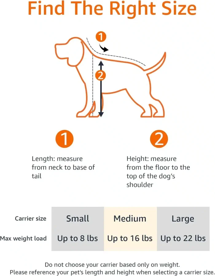 Amazon Basics Soft-Sided Mesh Pet Travel Carrier for Dog, Cat, up to 16 pounds, 16.5" L x 10.6" W x 11" H, Black - Image 6