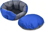 Amazon Basics Water-Resistant Pet Bed for Small Dogs - Oval, Royal Blue, 22.8-Inch - Image 4
