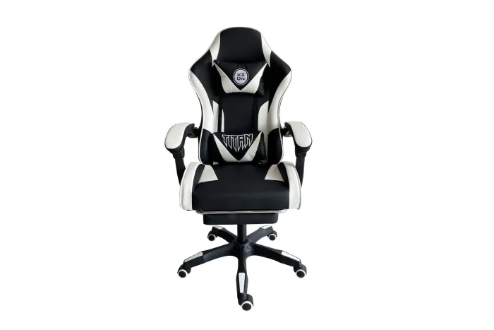 TITAN Xion edition gaming chair with lumbar support and foot rest - Image 7