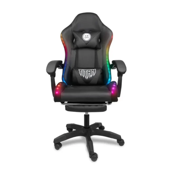 TITAN Xion edition gaming chair with lumbar support and foot rest - Image 14
