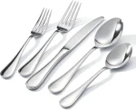 C&E 30-Piece Premium Stainless Steel Dinnerware Set