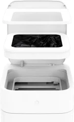 TOWNEW Pack of 6 Garbage Rings (125 Bags Approximately), Polyethylene, White, 6 Packs - Image 3