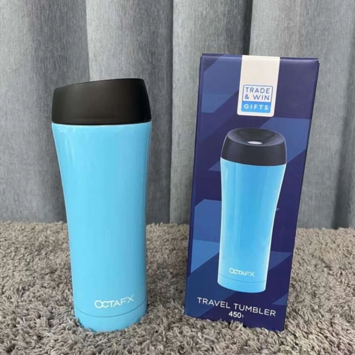 OCTAFX Travel Tumbler – 450ml | Leak-Proof & Stylish - Image 2